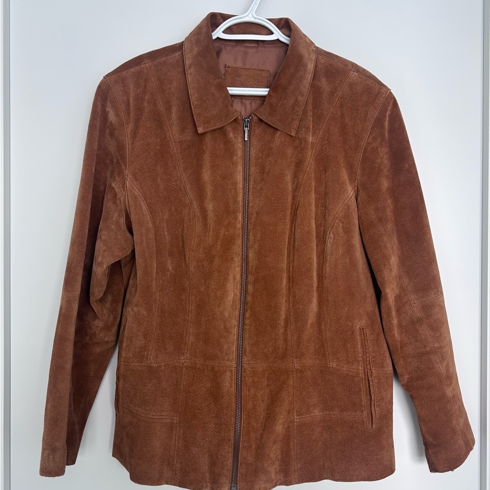 Jessica Brown Suede Jacket